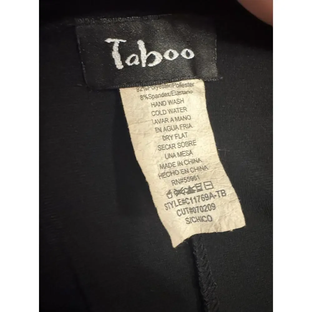 VTG Taboo Babydoll Dress Small Runs Smaller Y2K Whimsigoth Babydoll Stretchy - Picture 6 of 10